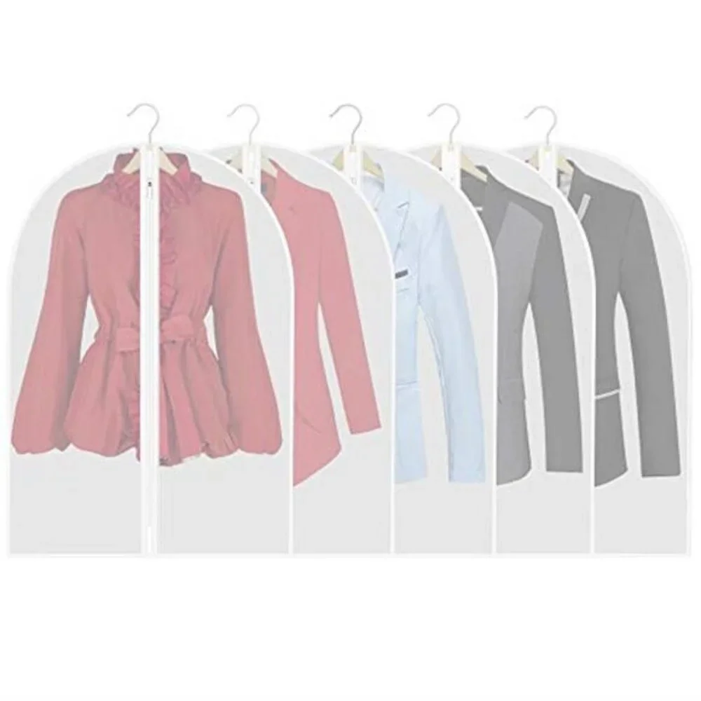 Garment Bags Set of 5 Suit Covers Clothes Storage Travel Closet Organizer 33 Inc